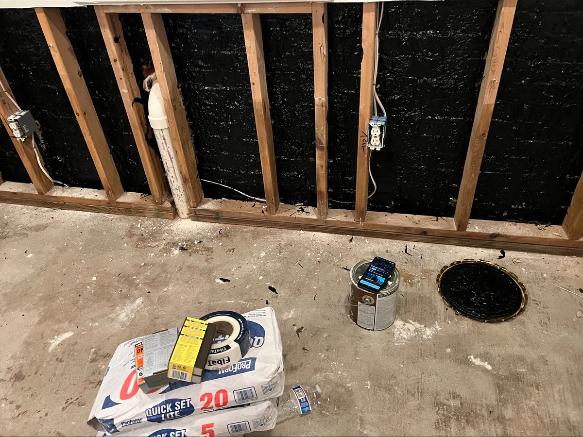 Drywall repair by Franklin Services LLC in Springfield, Virginia